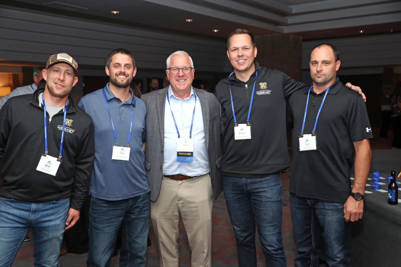 CLN President John Lehmann with conference attendees
